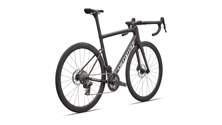 Specialized 2026 Specialized Tarmac SL8 Expert AXS Gloss Obsidian Metallic / 25% Cqv Reflex Super Red Pearl Over Whit