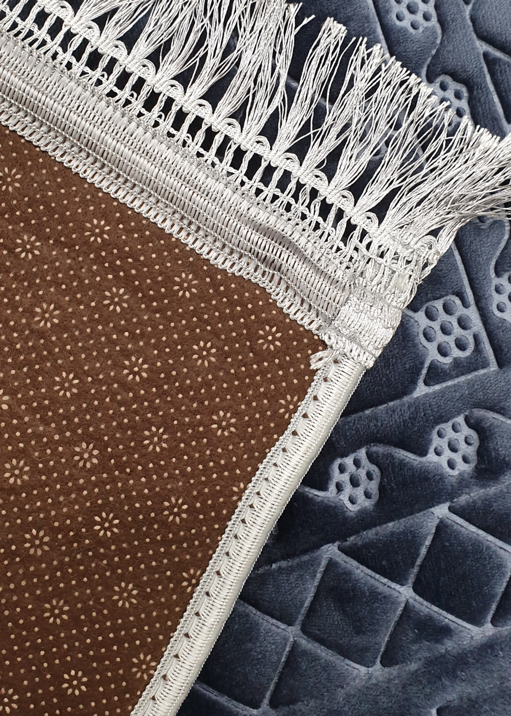 Nasiba Fashion Steel Blue Prayer Mat