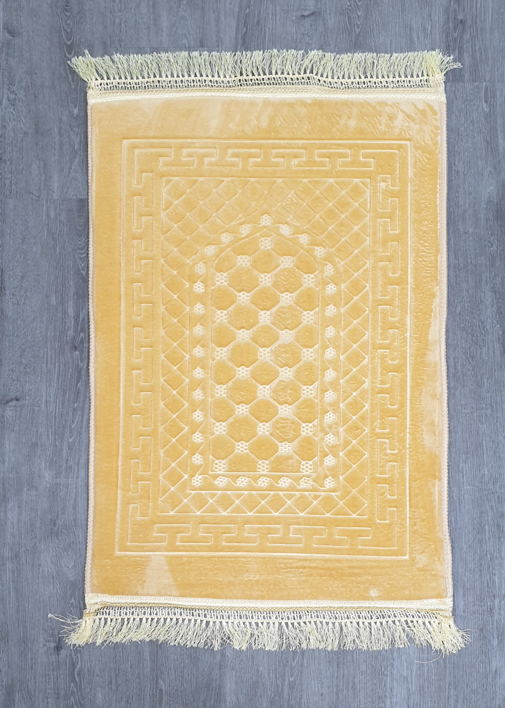 Nasiba Fashion Royal Yellow Prayer Mat