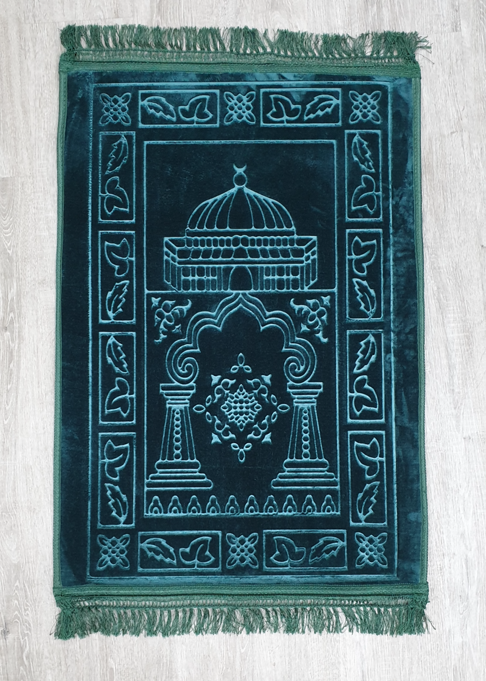 Nasiba Fashion Turkish Blue Prayer Mat