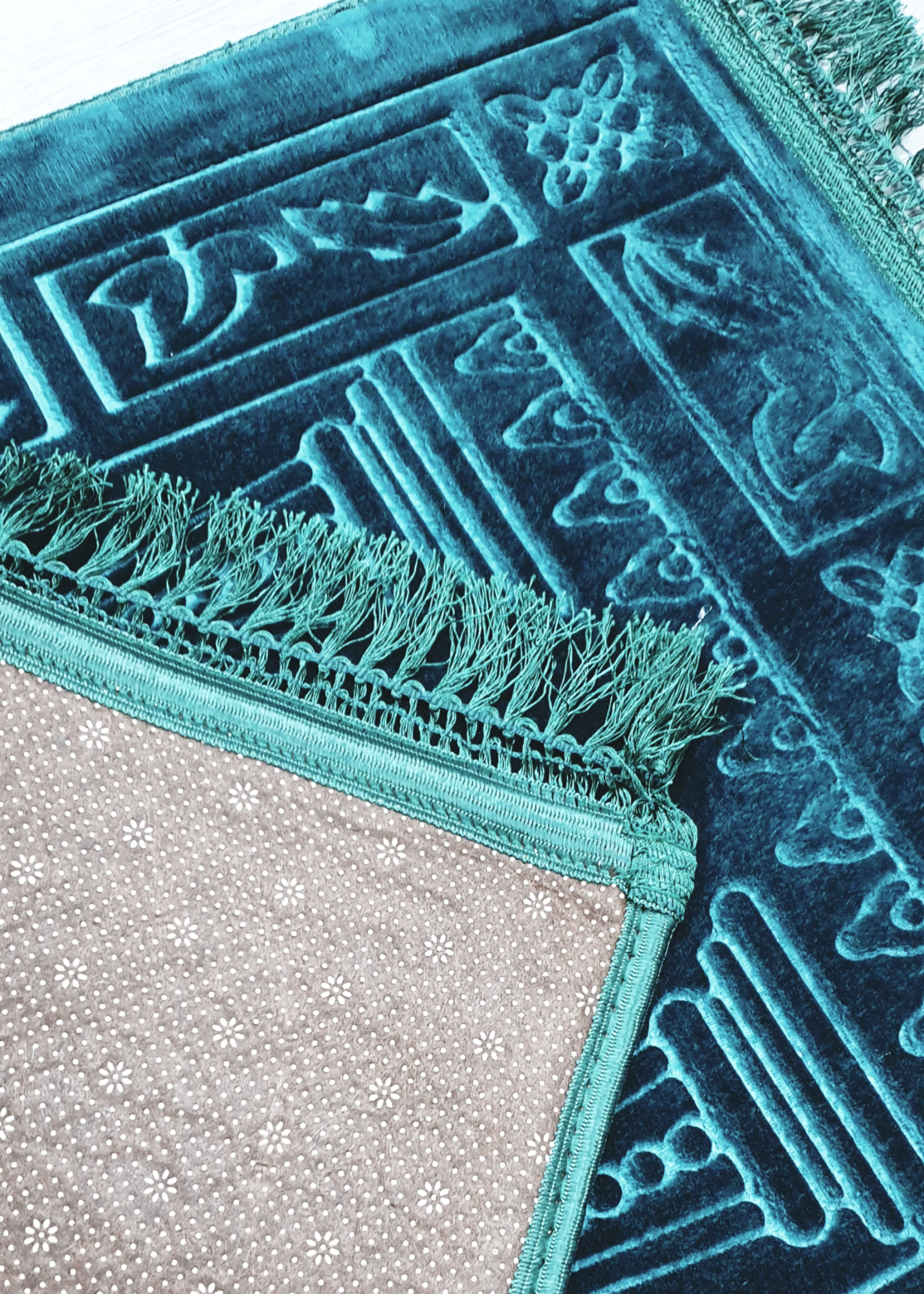 Nasiba Fashion Turkish Blue Prayer Mat