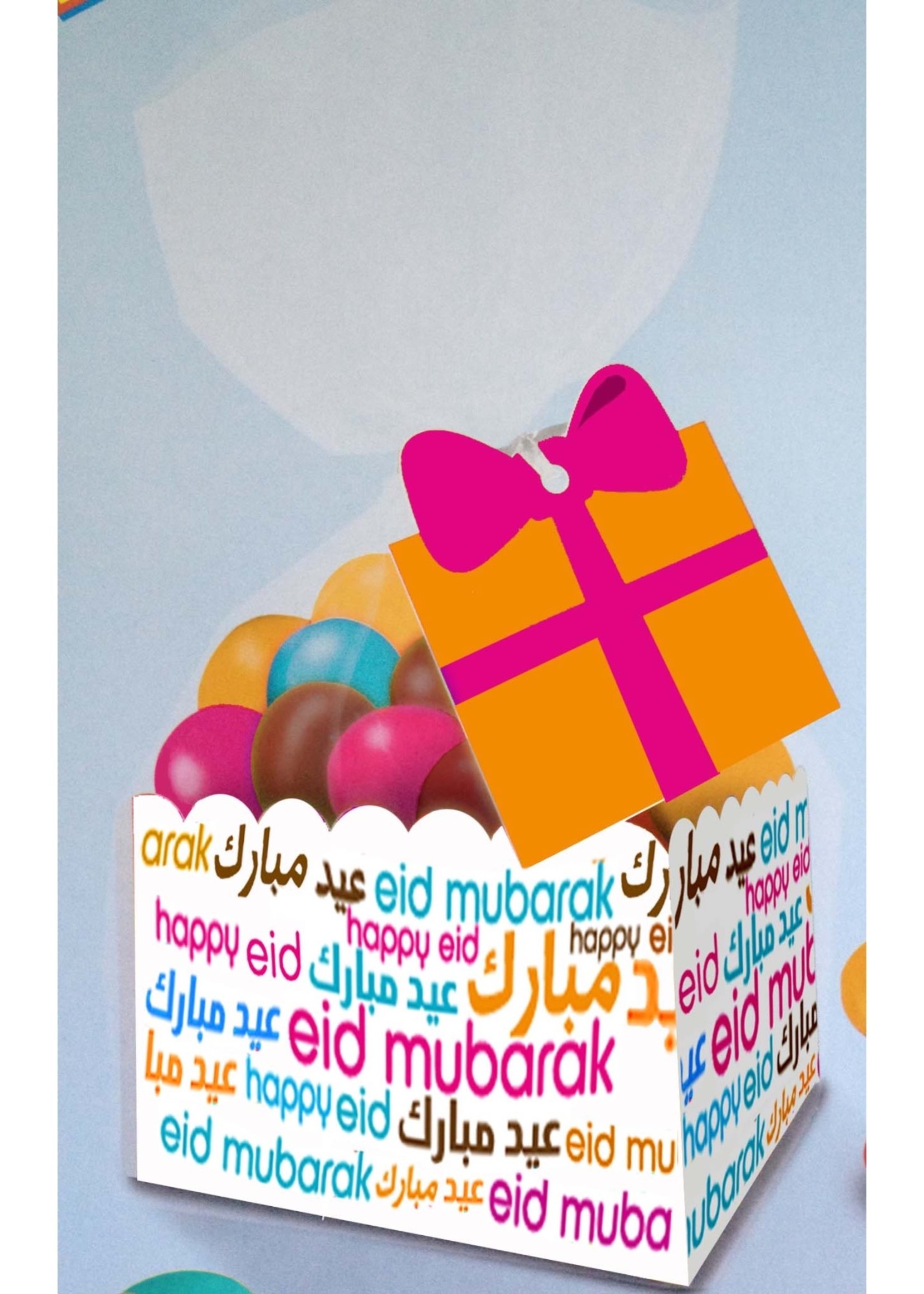 Eid Creations Eid Font Favor Boxes