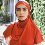 Nasiba Fashion 2pc Hijab Mandarin Red (J)
