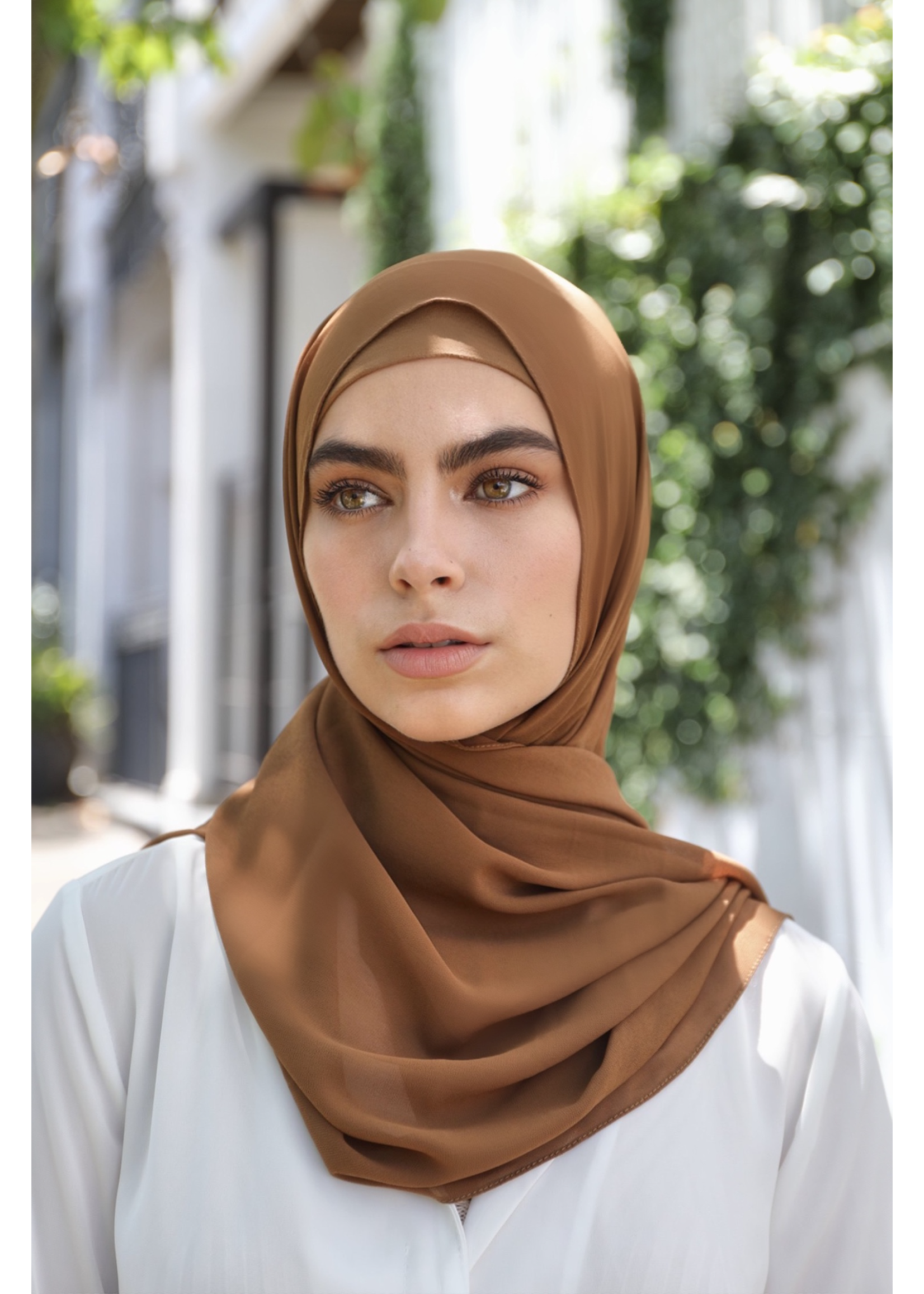 Nasiba Fashion Brown Oak Scarf