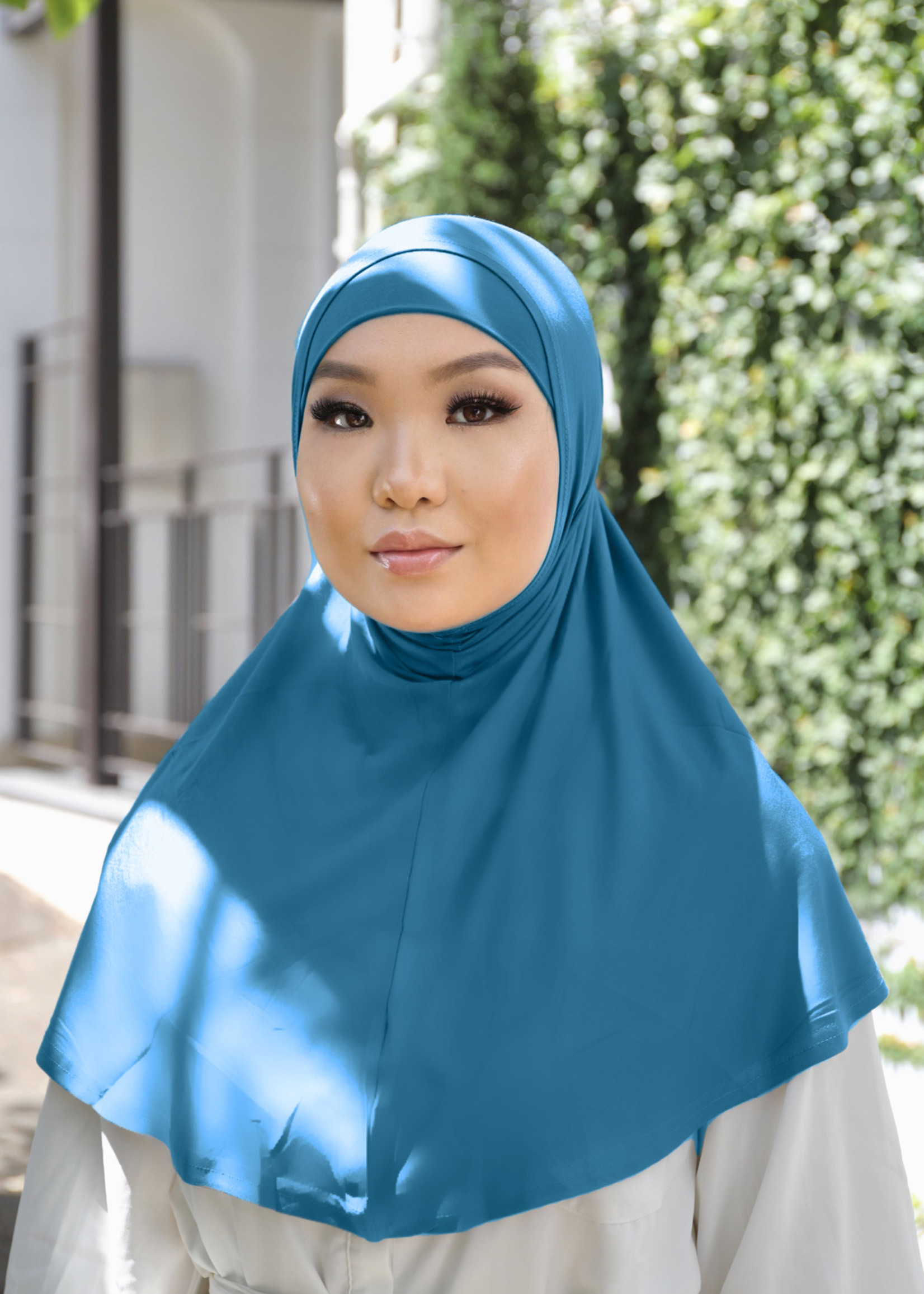 Nasiba Fashion 2pc Hijab Deep water (J)