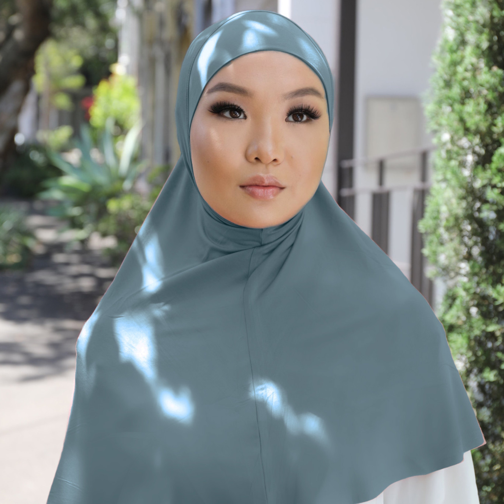 Nasiba Fashion 1pc Hijab Brittany blue (J)