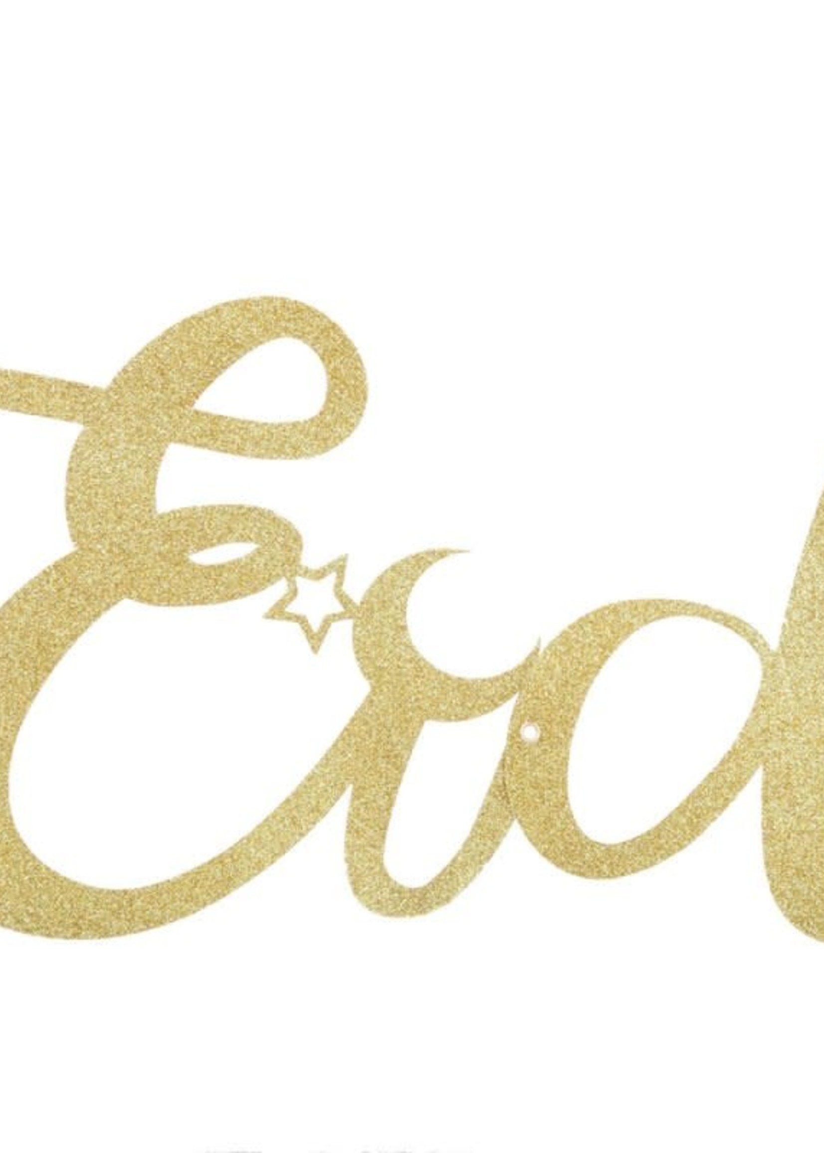 Eid Creations Gold Sparkle Eid Banner