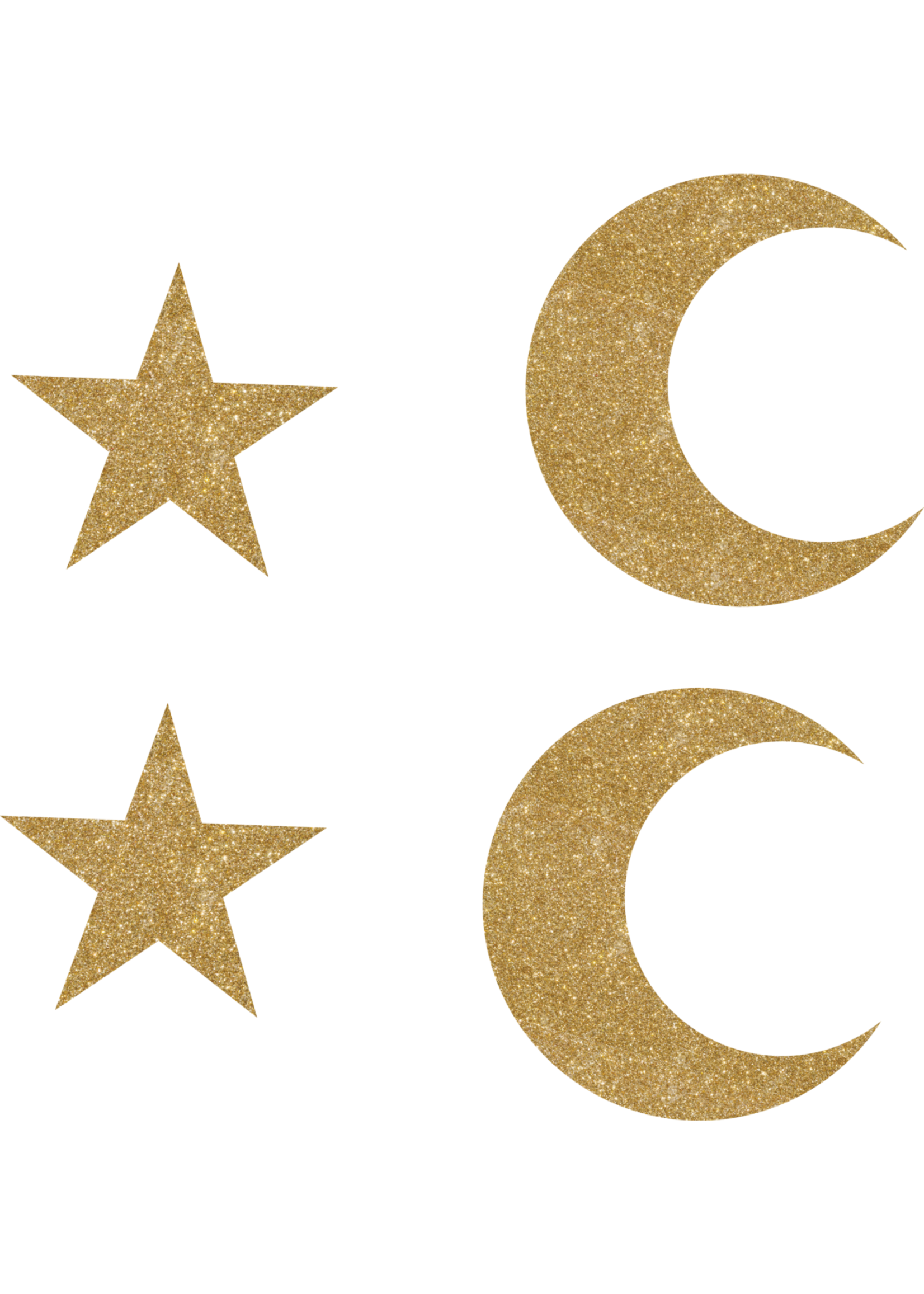 Eid Creations Cresent & Star Medallions