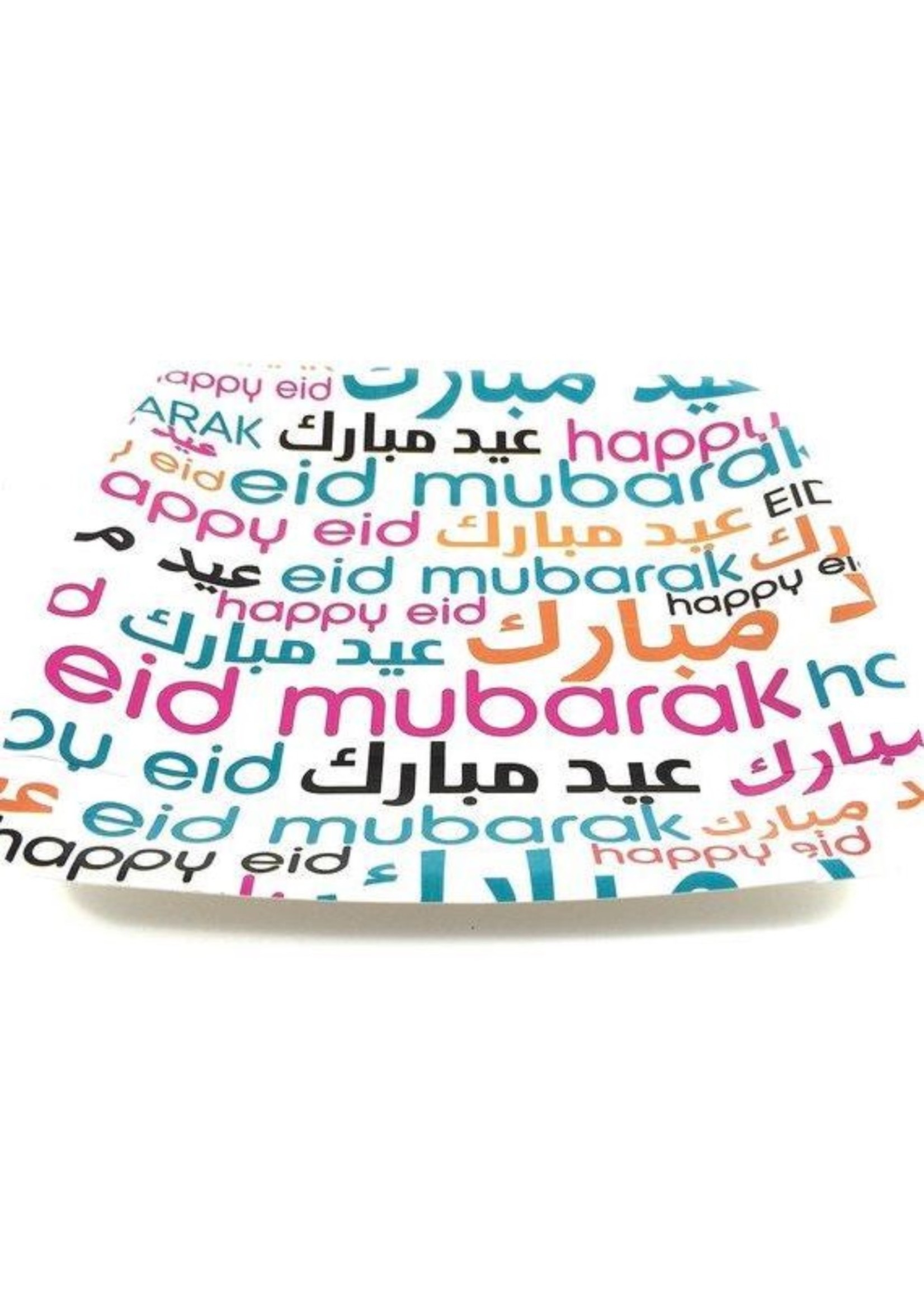 Eid Creations Eid Font Dessert Plates