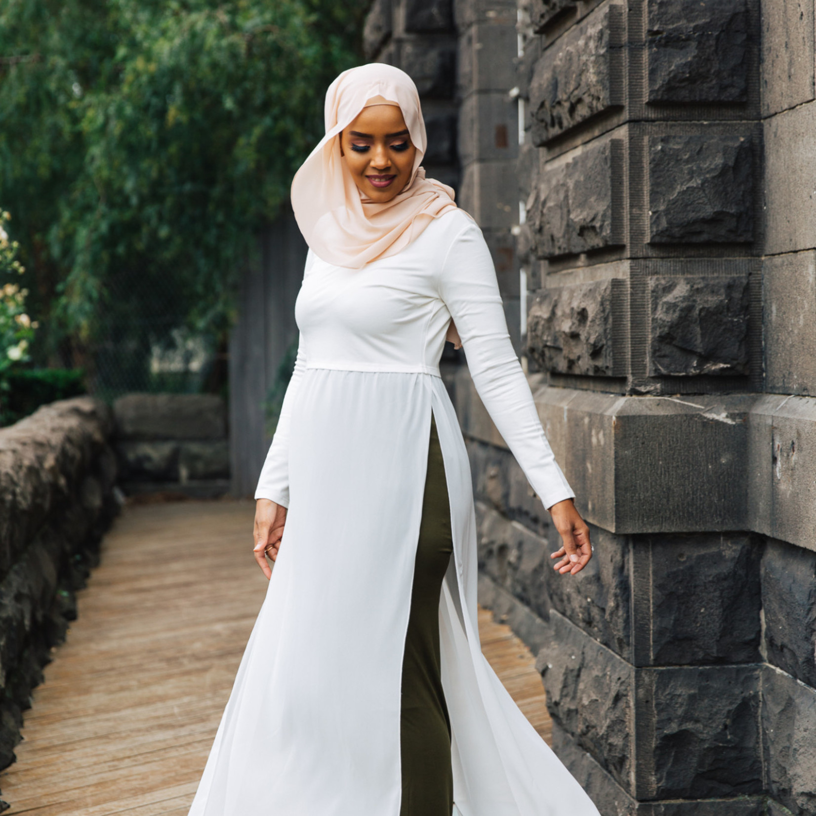 Nasiba Fashion Rosana Dress White