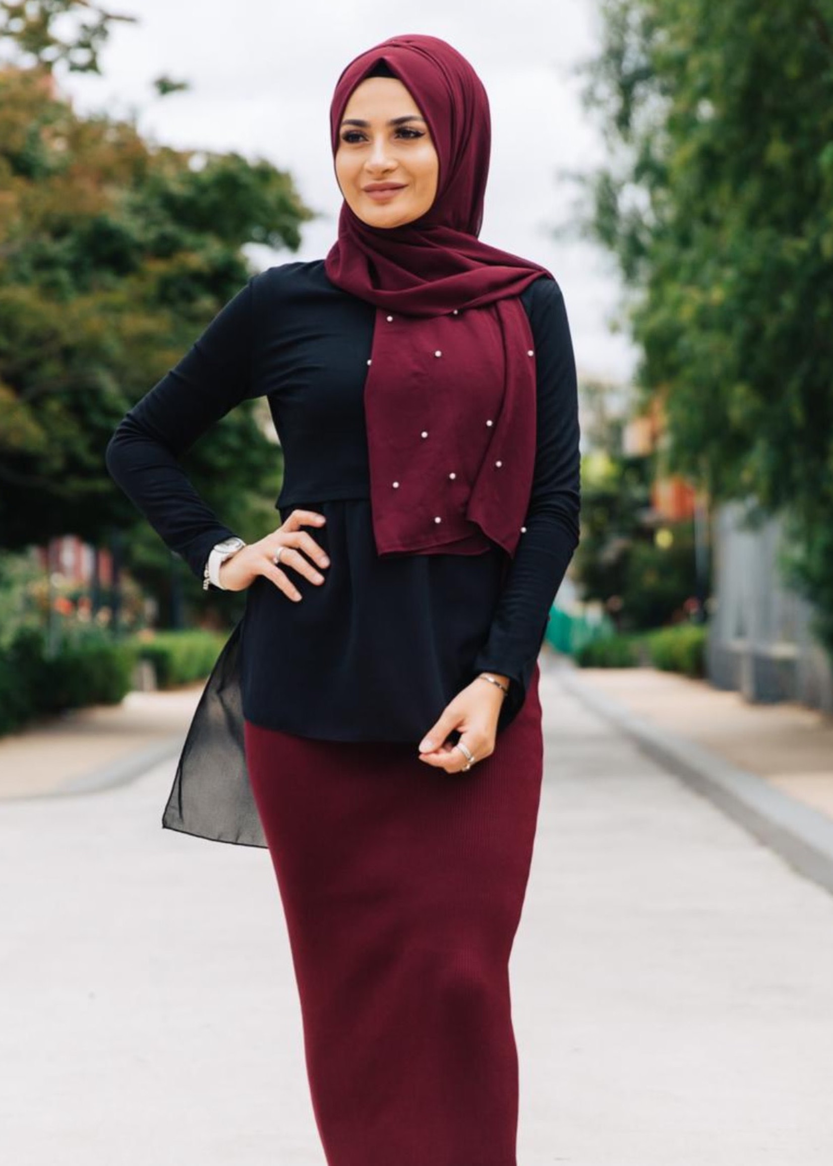 Nasiba Fashion Rosana Top Black