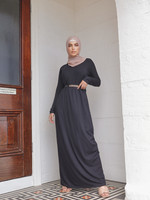 Nasiba Fashion Black Dolman Dress