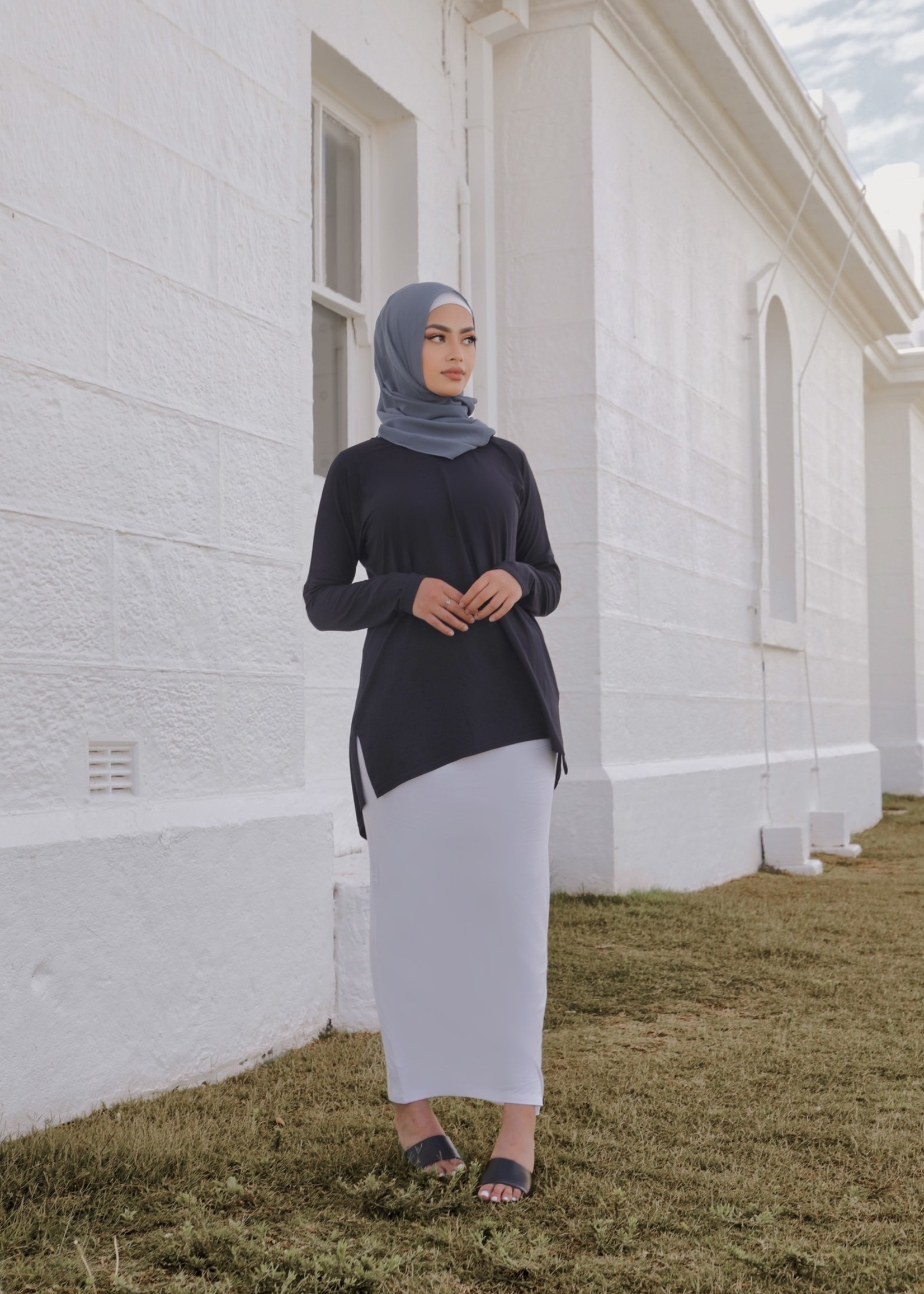 Nasiba Fashion Black Dolman Top