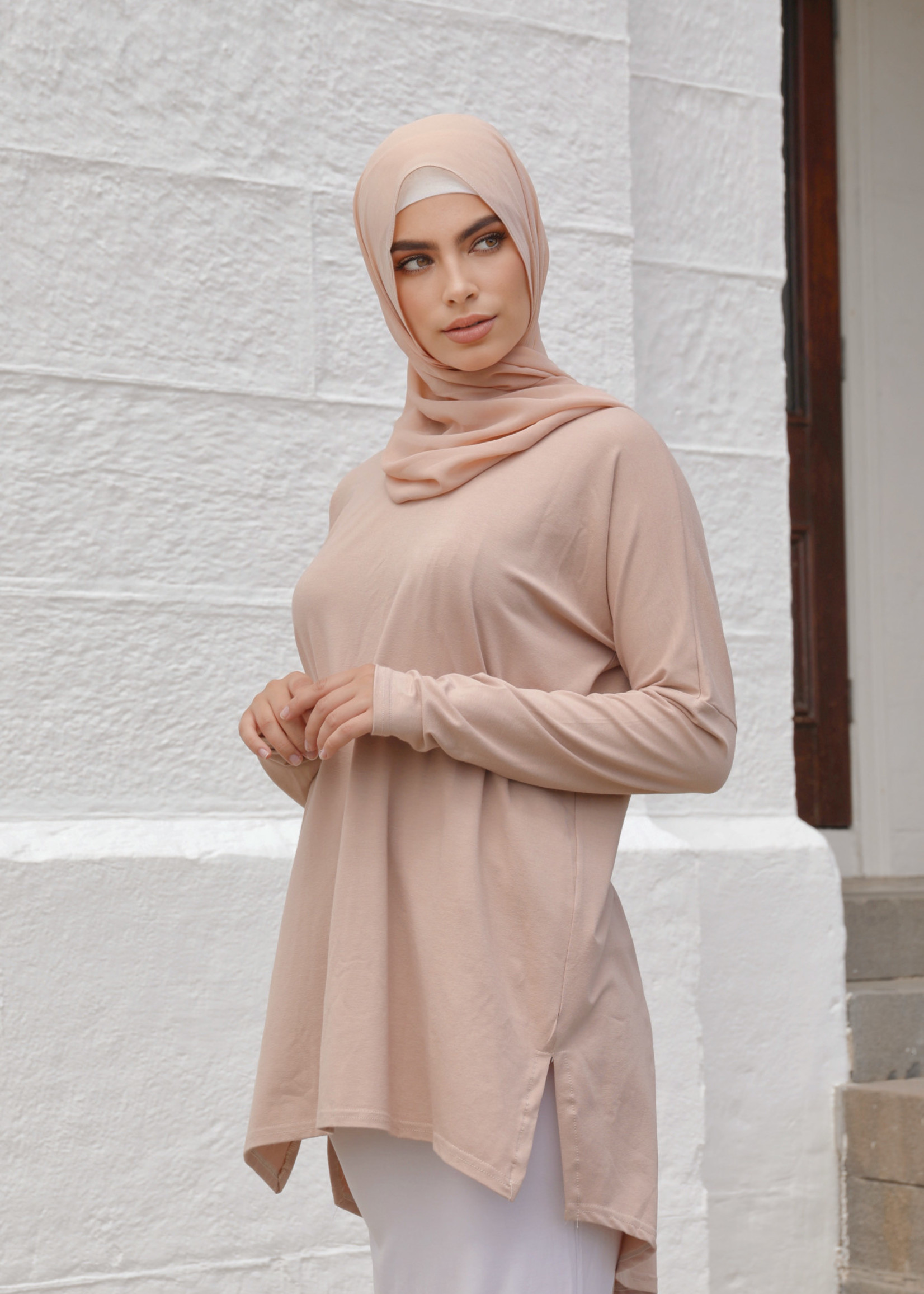 Nasiba Fashion Soft Shell Dolman Top