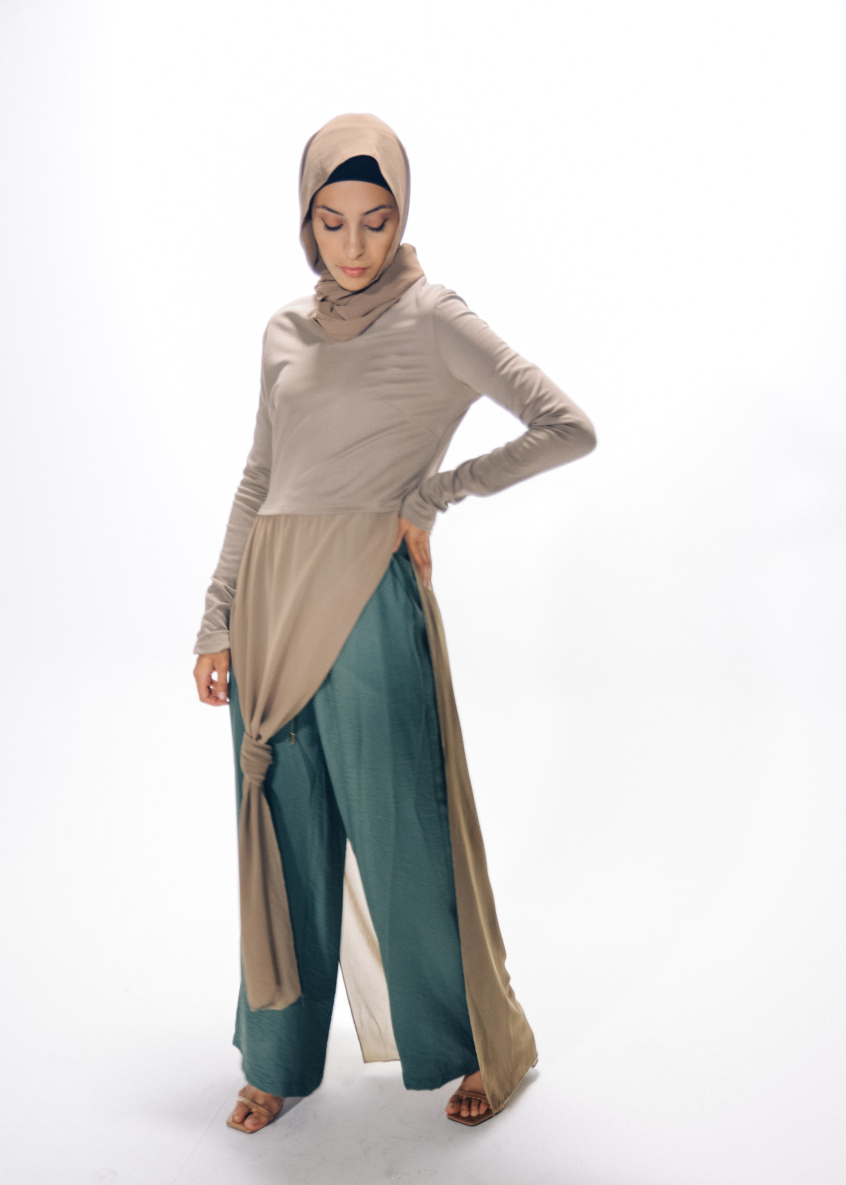 Nasiba Fashion Rosana Dress Mocha