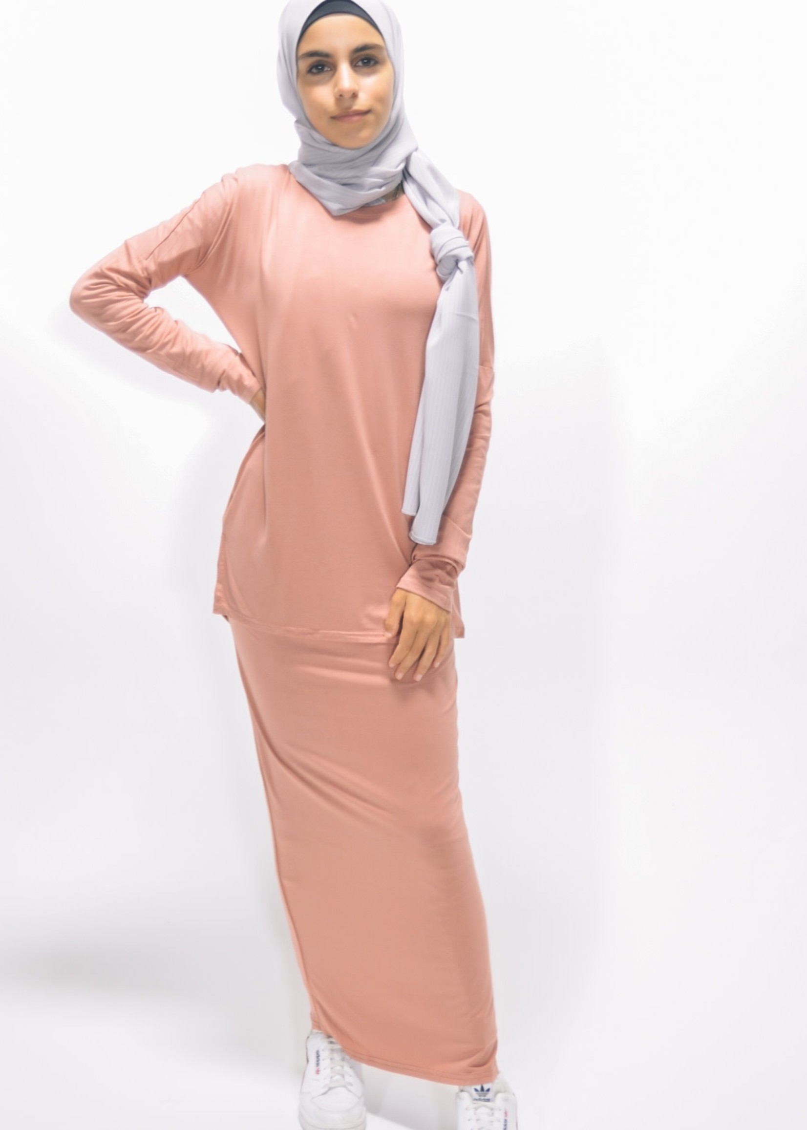 Nasiba Fashion Girls Blush Pink Skirt