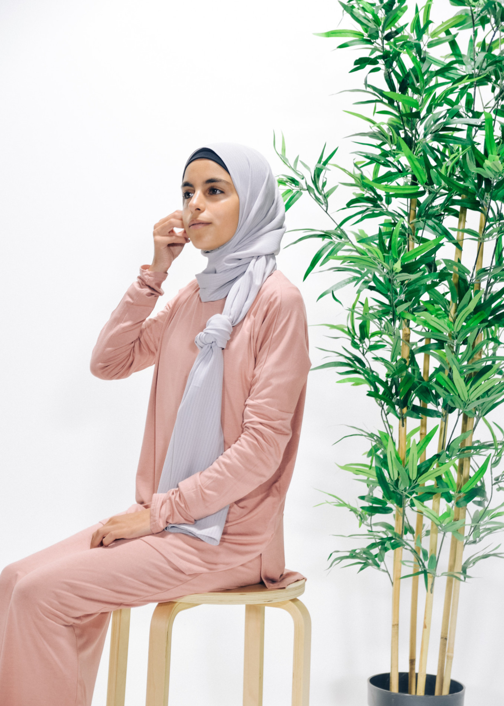 Nasiba Fashion Girls Blush Pink Skirt