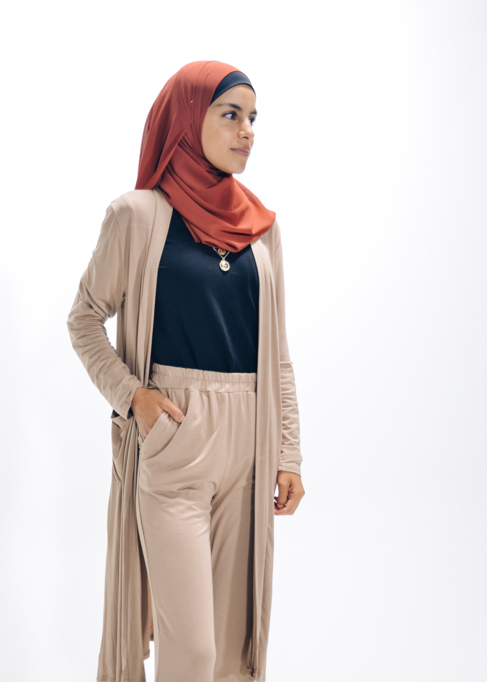 Nasiba Fashion Nude Girls cardigan