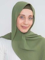 Nasiba Fashion Luxe Crepe Shawl Calla Green