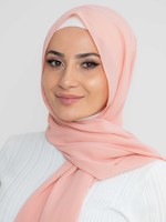 Nasiba Fashion Luxe Crepe Shawl Mellow Rose