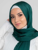 Nasiba Fashion Luxe Satin Shawl Sea Moss