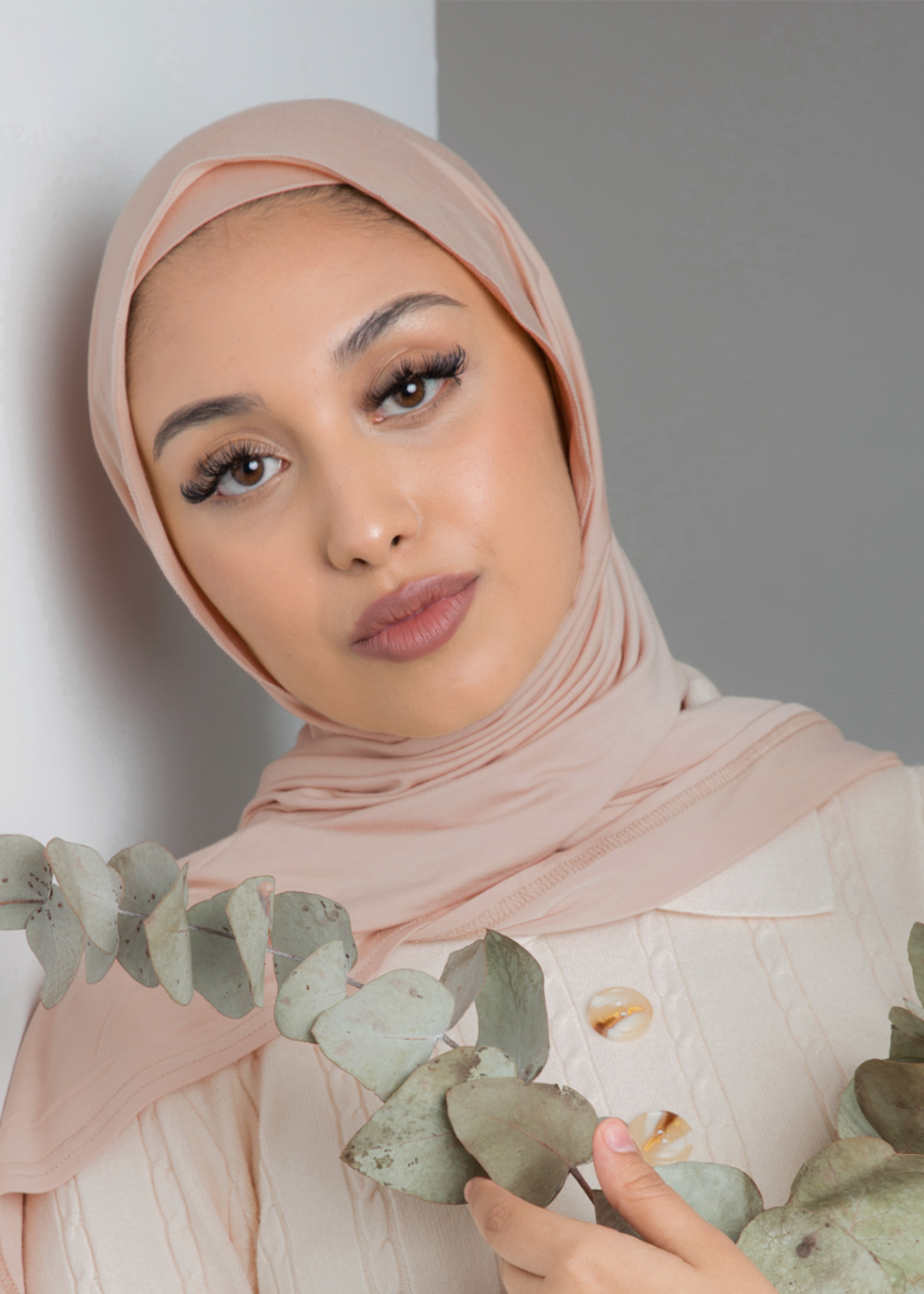 Nasiba Fashion Jersey Shawl Sienna