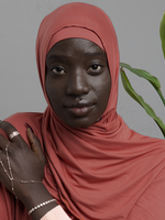 Nasiba Fashion Jersey Shawl Lipstick