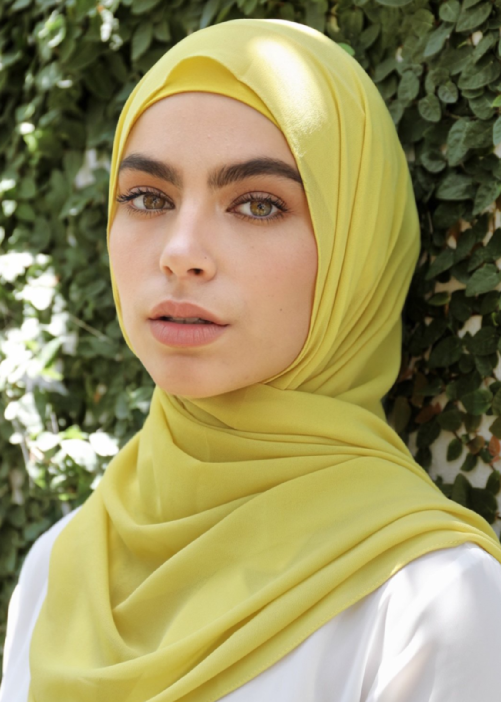 Nasiba Fashion Ceylon Yellow Shawl