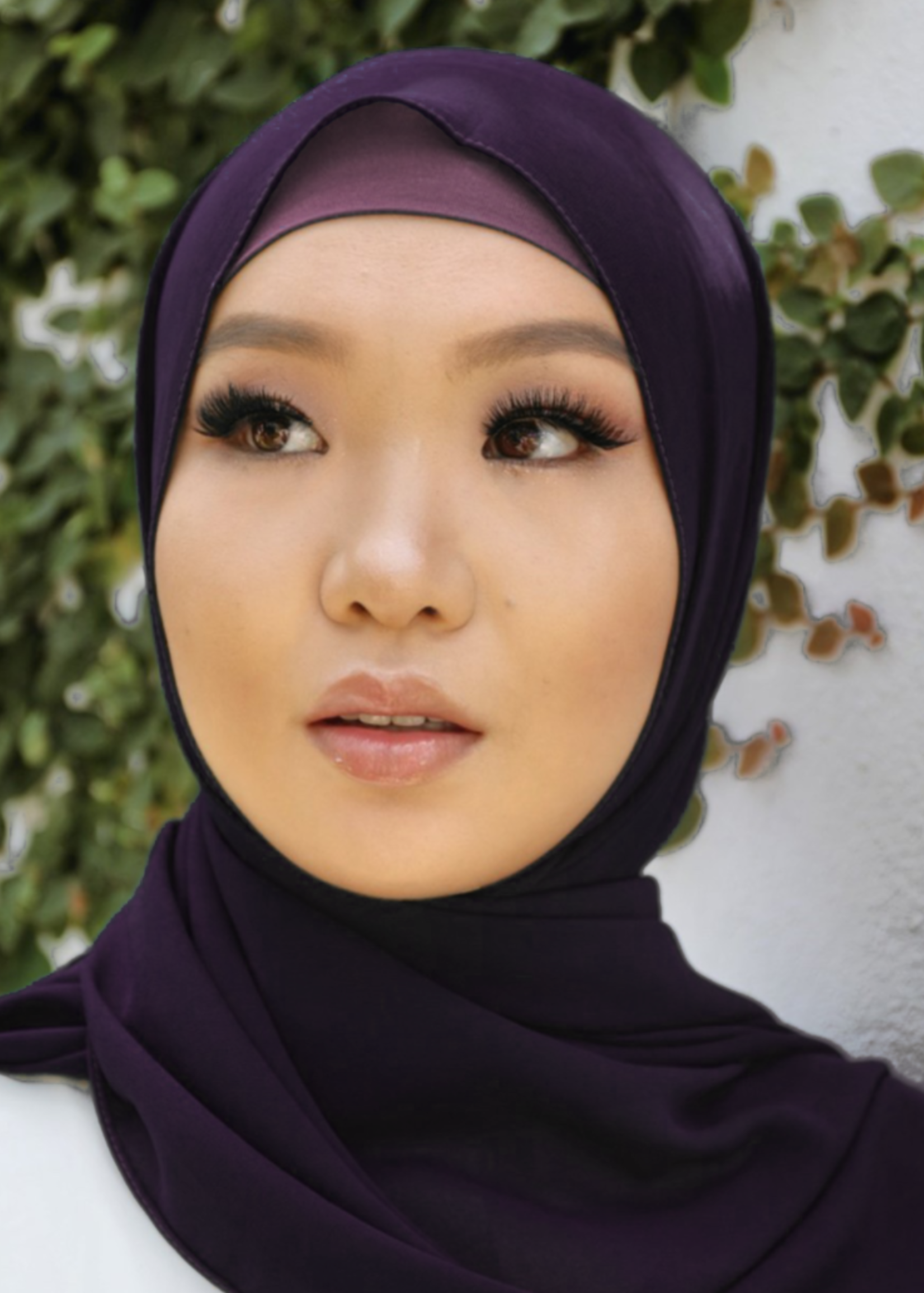 Nasiba Fashion Dark Fig Scarf