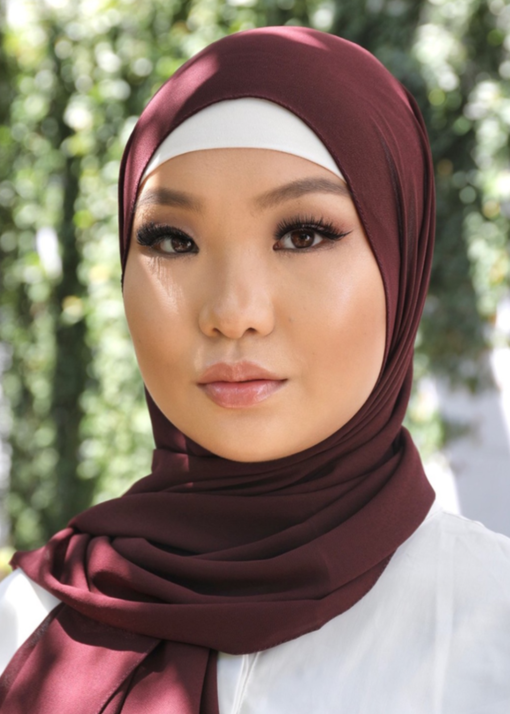 Nasiba Fashion Dark Grape Shawl