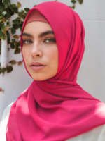Nasiba Fashion Hot Pink Shawl
