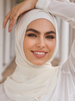 Nasiba Fashion Ivory scarf