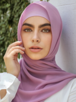 Nasiba Fashion Iris Mauve Shawl