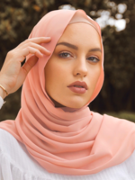 Nasiba Fashion Light Peach Scarf