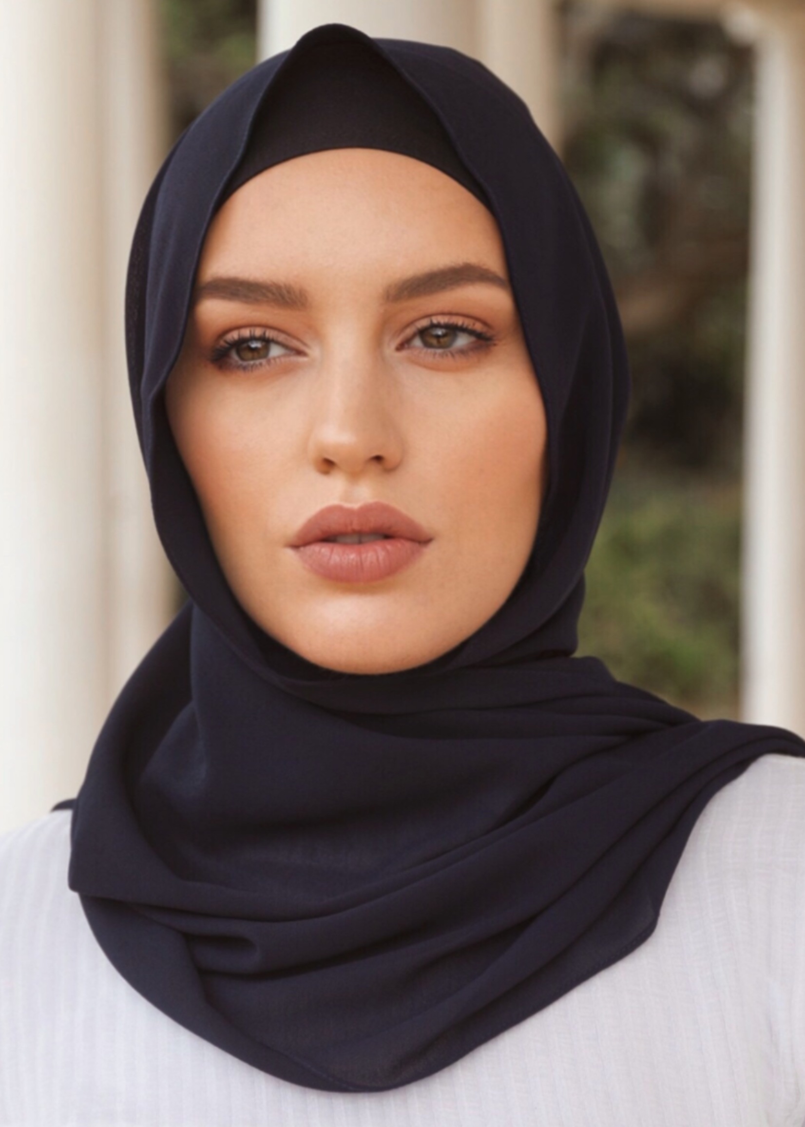 Nasiba Fashion Nautical Navy LRG scarf