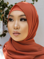 Nasiba Fashion Pale Amber LRG Scarf