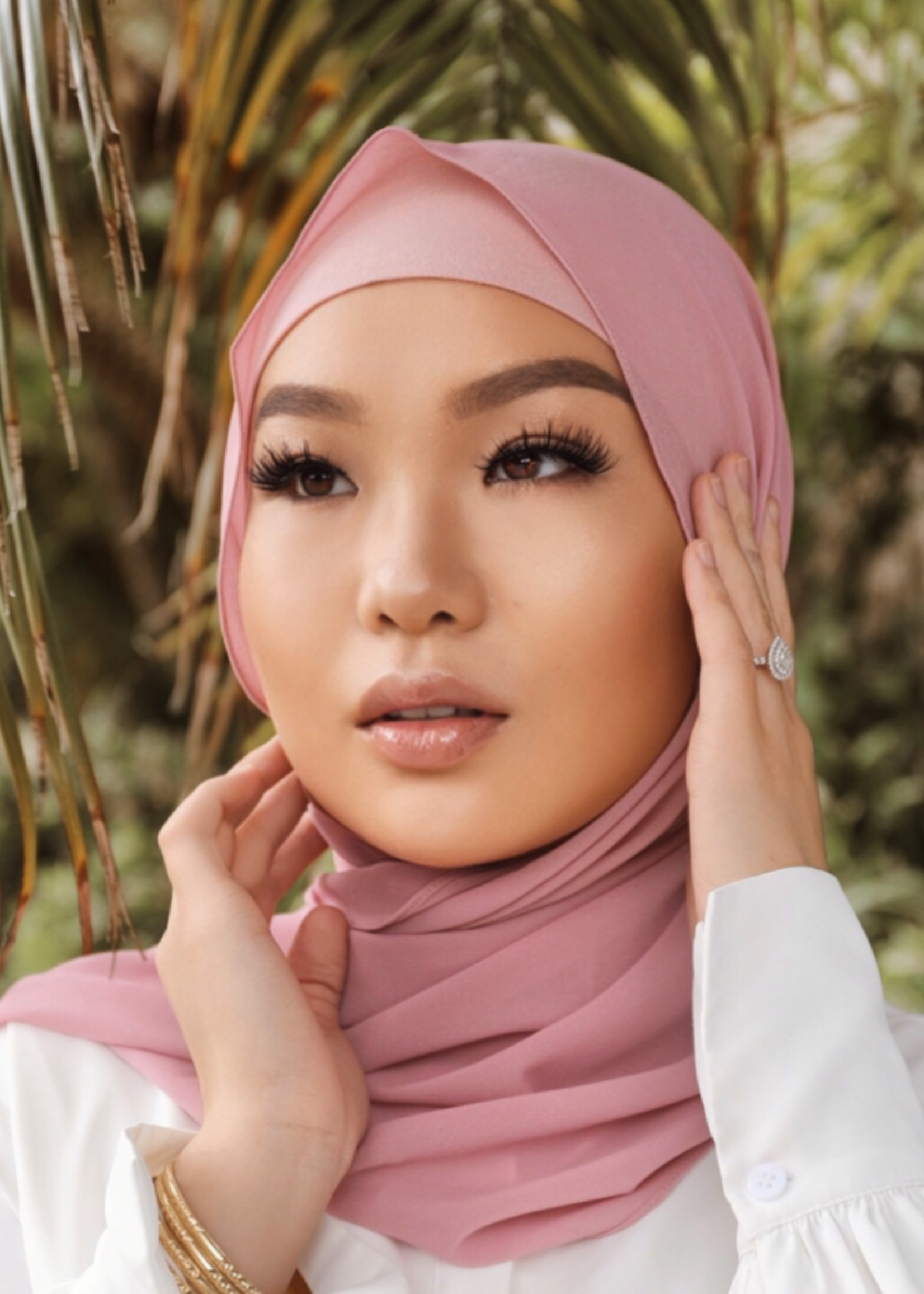 Nasiba Fashion Pink Lemonade Shawl