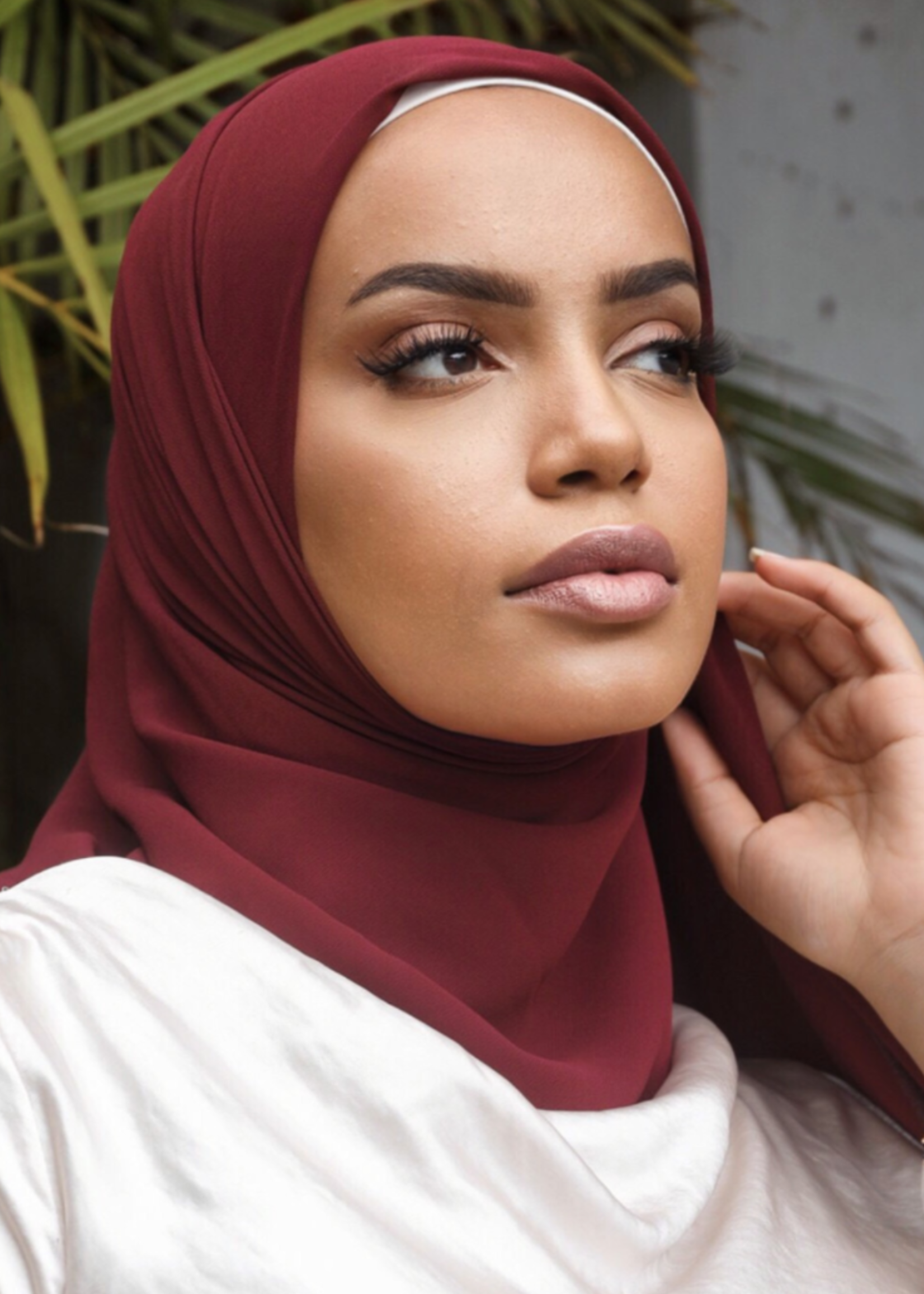 Nasiba Fashion Red Wine LRG Scarf