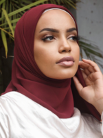 Nasiba Fashion Red Wine Scarf