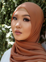 Nasiba Fashion Rust LRG Scarf