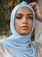 Nasiba Fashion Sky Blue Shawl