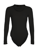 Nasiba Fashion Black Jersey Bodysuit