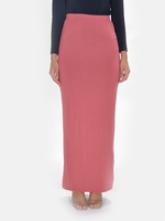 Nasiba Fashion Salmon Jersey Skirt