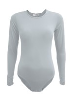 Nasiba Fashion Light Grey Bodysuit