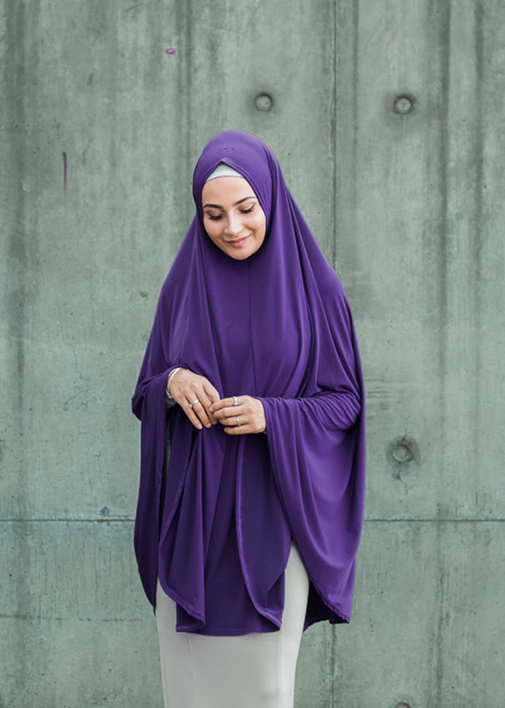 Nasiba Fashion Purple Jilbab