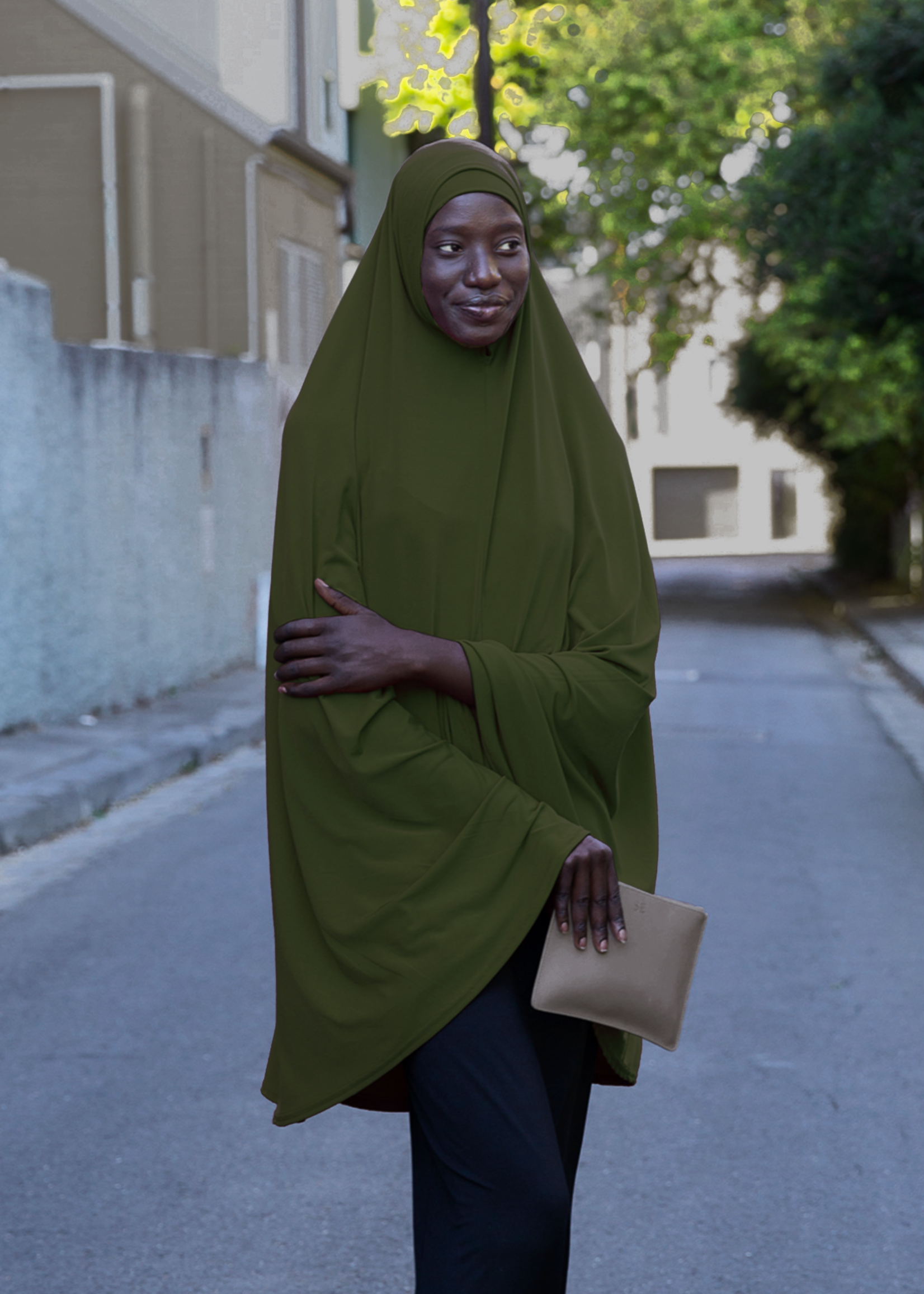 Nasiba Fashion Olive Jilbab