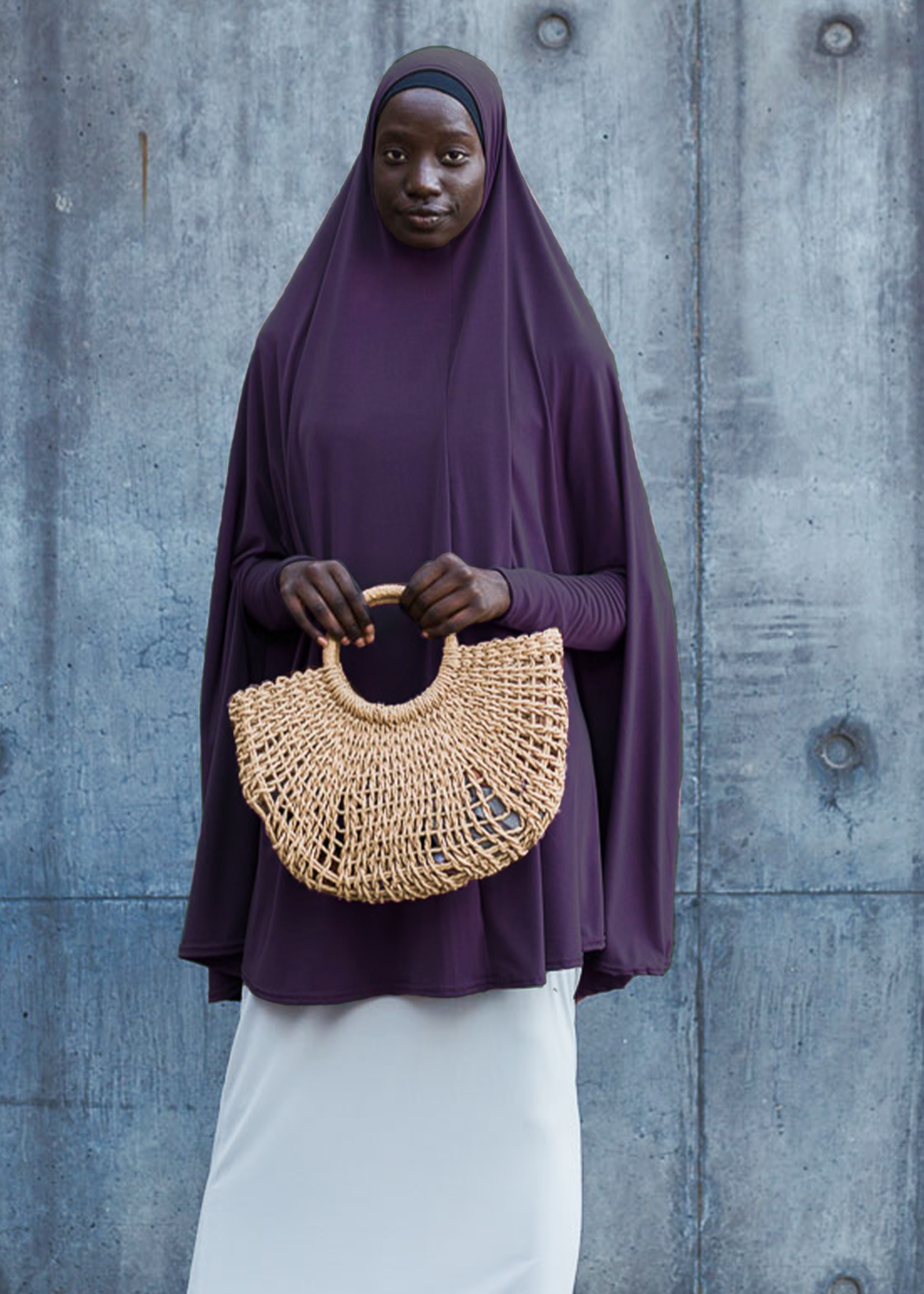 Nasiba Fashion Dark Fig Jilbab Sleeves