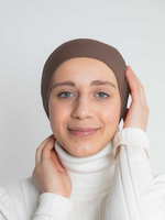 Nasiba Fashion Lycra Headband Coca Mocha