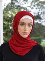 Nasiba Fashion Barn Red Scarf