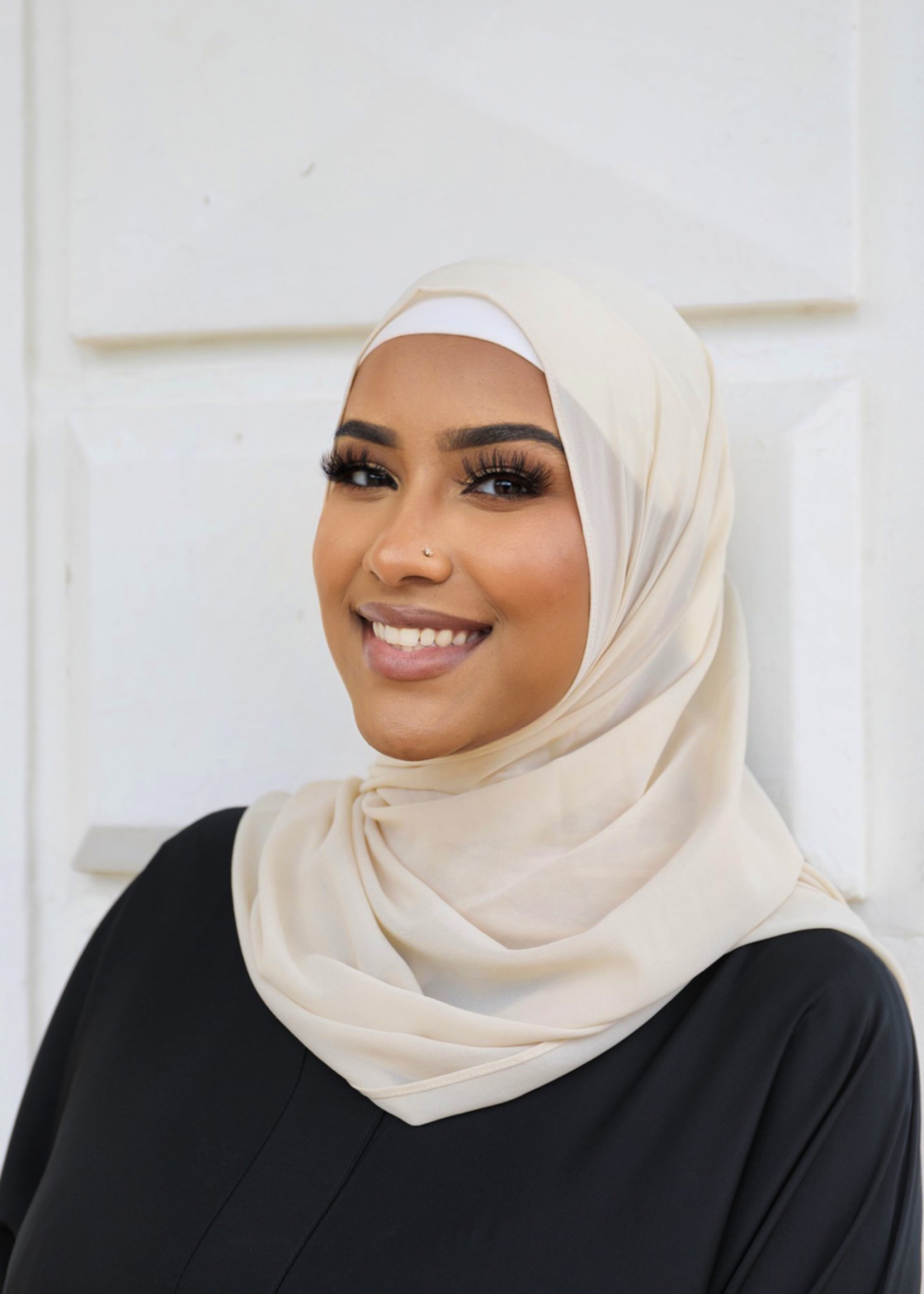 Nasiba Fashion Buttercream Shawl